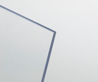 Hart PVC farblos mit Schutzfolie 